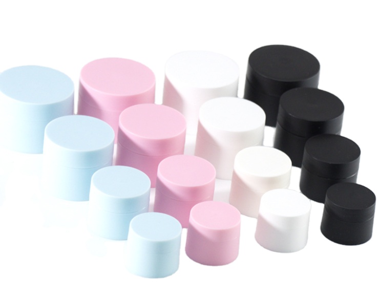 Hot sale matte plastic face cream jar