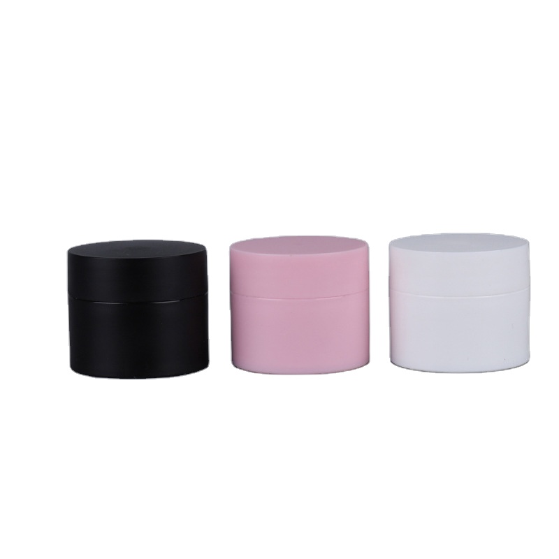Hot sale matte plastic face cream jar