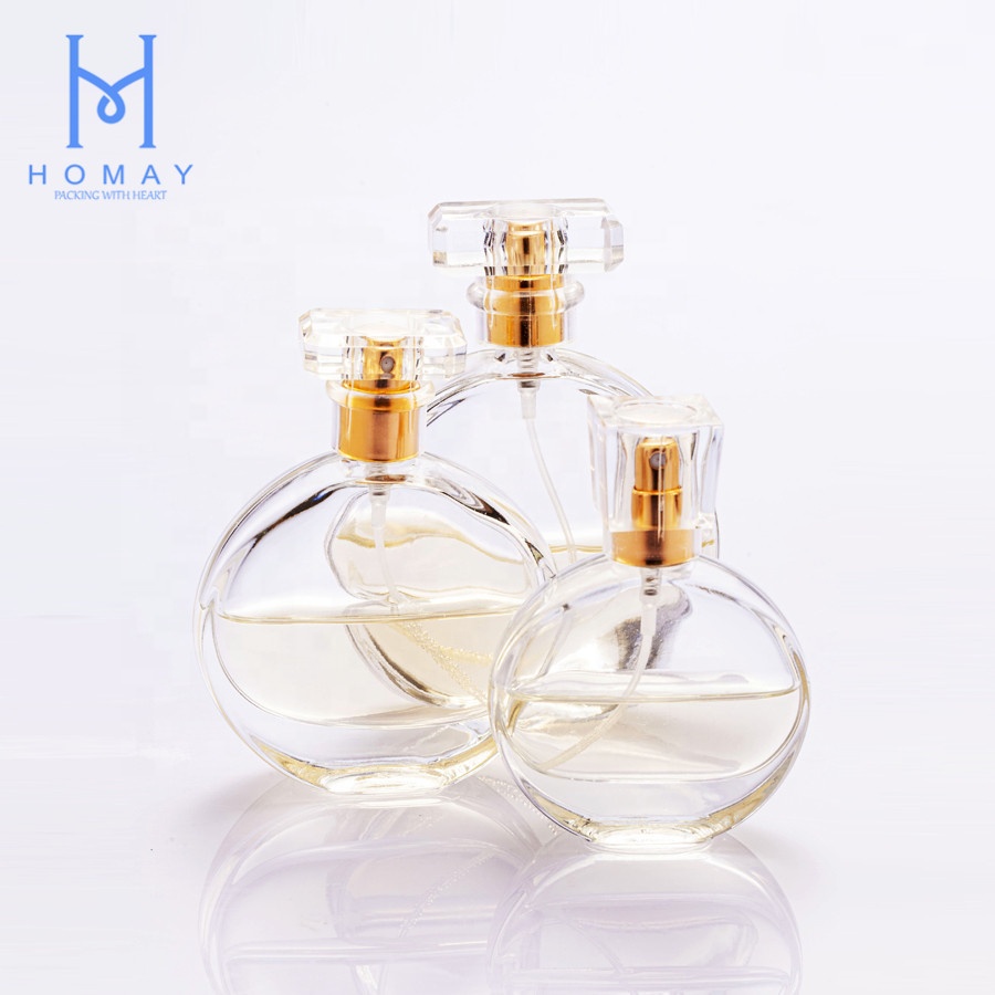 Hot sale perfume glass bottles 30ml 50ml 100ml glass spray perfume bottles