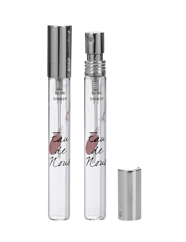 Hot sale pretty empty perfume glass bottle for sale with silver cap