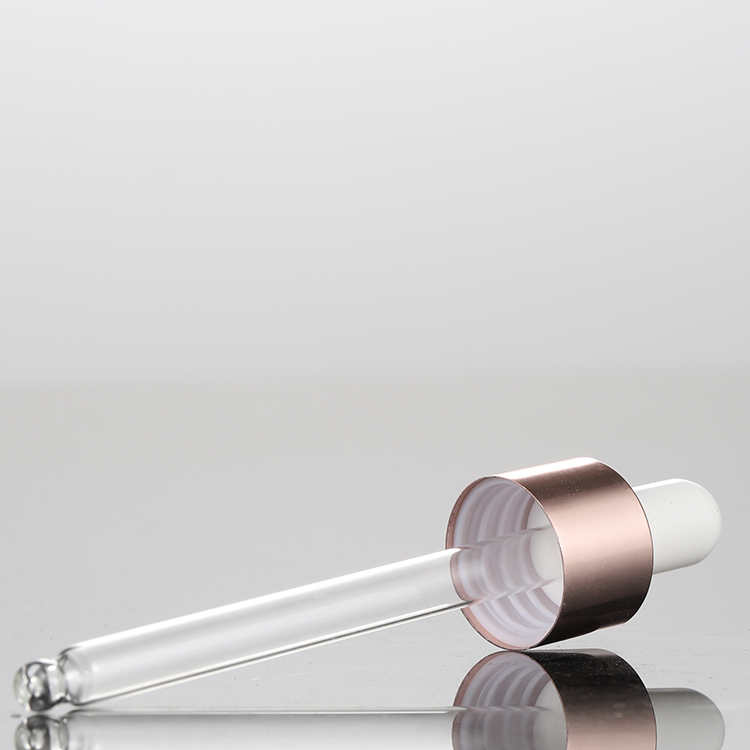 Hot sale rose gold dropper head frosted dropper bottle 30 ml dropper bottle for skin care
