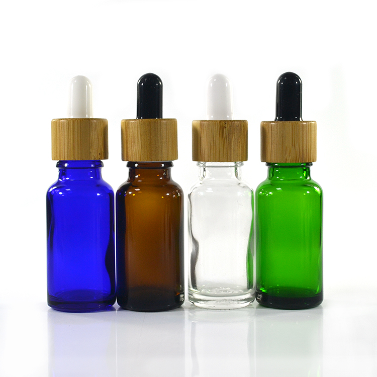 Hot sale vape e liquid essential oil container green blue clear amber 5ml 10m 30ml 50ml 100ml glass dropper bottle