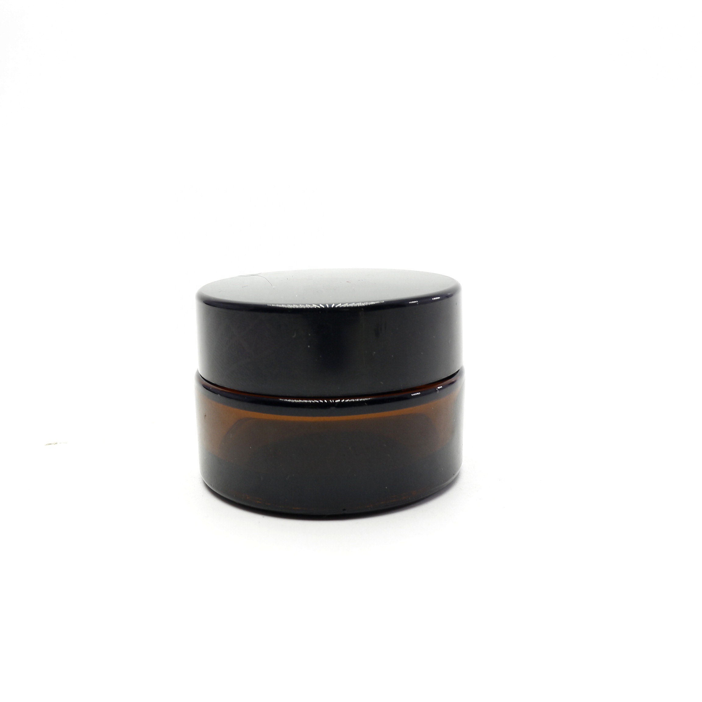 Hot sale very beautiful amber jar for cosmetic cream 5ml 10ml 15ml 20ml 30ml 50ml 100ml GJ-185RL