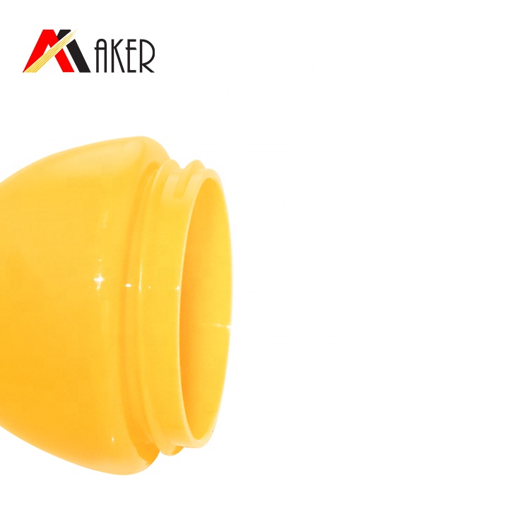 Hot sale yellow pp plastic small 10ml skin care cosmetic cream jar