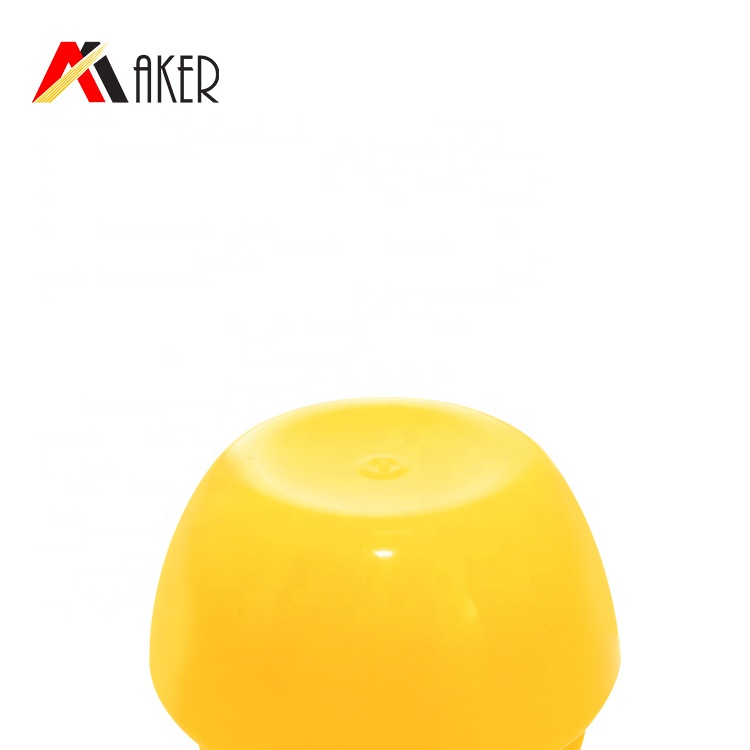 Hot sale yellow pp plastic small 10ml skin care cosmetic cream jar