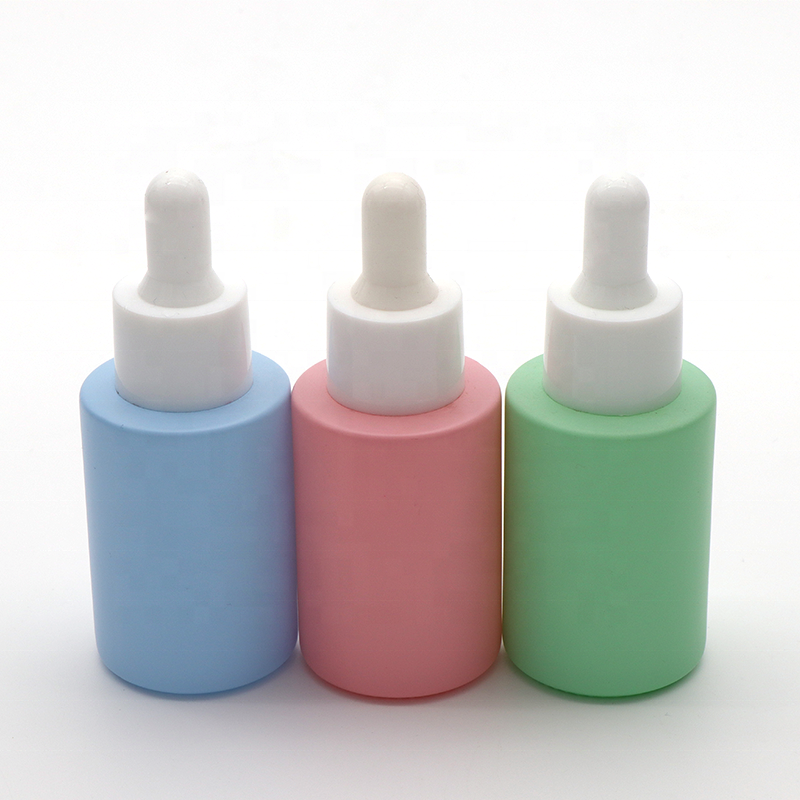 Hot sale30ml color custom glass bottle dropper