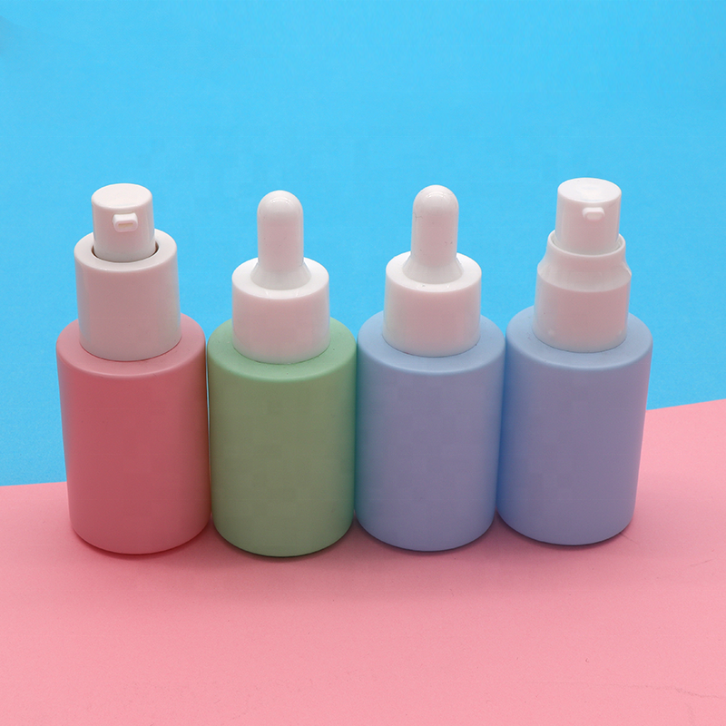 Hot sale30ml color custom glass bottle dropper