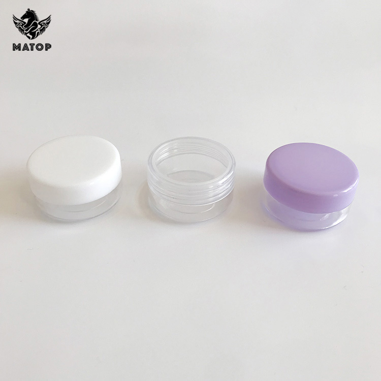 Hot sales OEM ODM custom black plastic cosmetic jars food