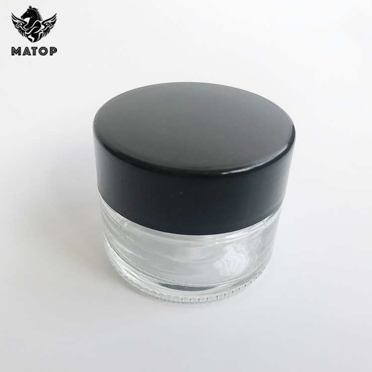 Hot sales childproof jars child resistant glass jar for weed cbd