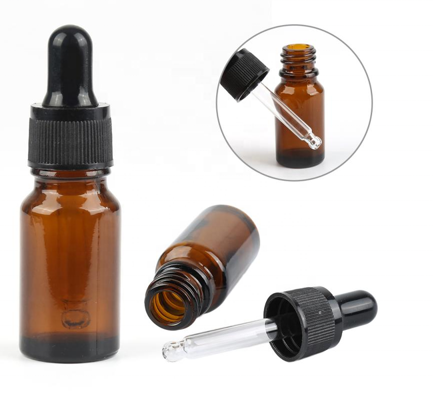 Hot sales empty oil custom glass dropper bottle 10ml
