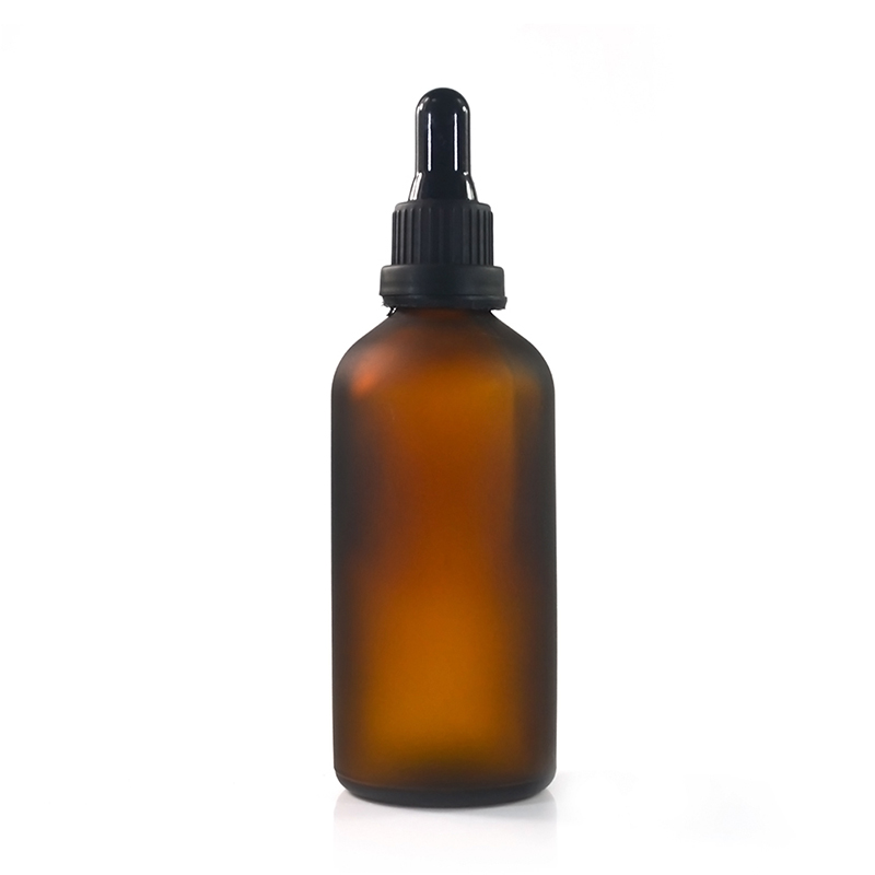 Hot sales essential oil glass bottle 5ml 10ml 15ml 20ml 30ml 50ml 100ml frosted glass dropper bottle with tamper childproof lid