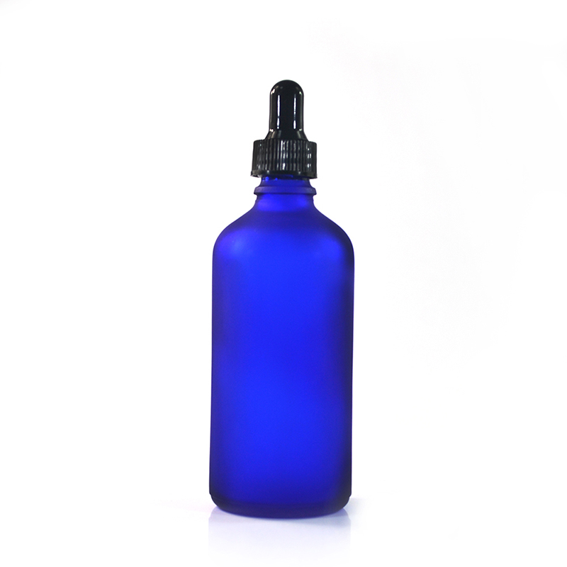 Hot sales essential oil glass bottle 5ml 10ml 15ml 20ml 30ml 50ml 100ml frosted glass dropper bottle with tamper childproof lid