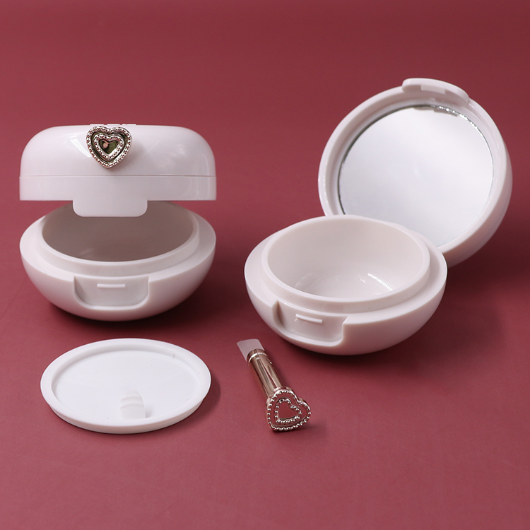 Hot sales new model 20g portable cream packaging with mirror Empty Plastic lip gloss face cream container jar