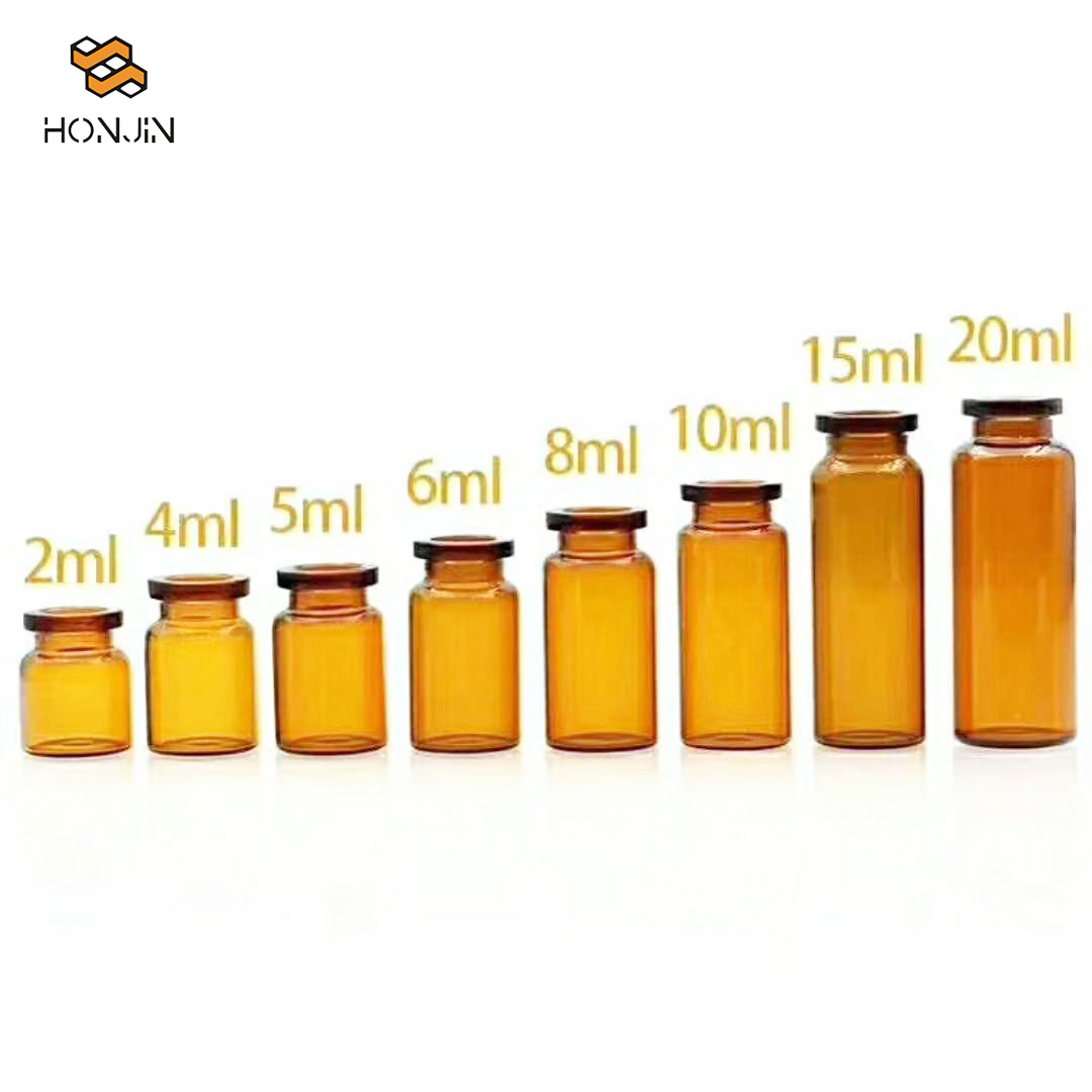 Hot-sell 1ml 2ml 3ml clear glass bottle vial for vaccines