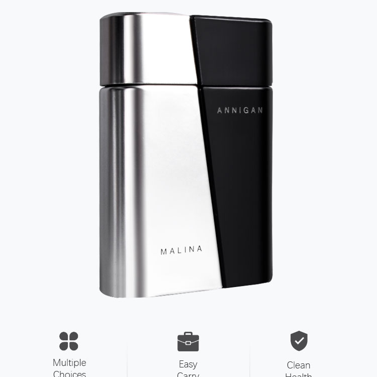 Hot sell 50ml*2 glass perfume bottle