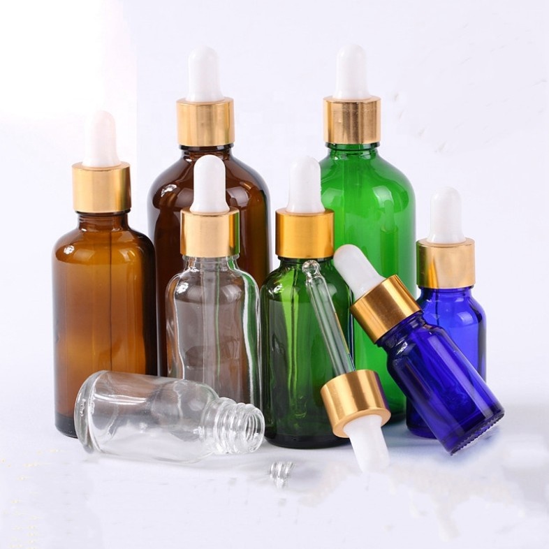 Hot sell CBD oil beard oil packaging 30ml matte white round glass dropper bottle with box