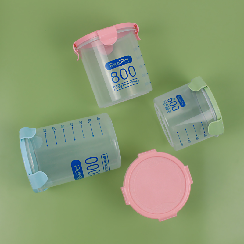 Hot sell Transparent plastic sealed cans food grain storage jar kitchen Ingredients storage box