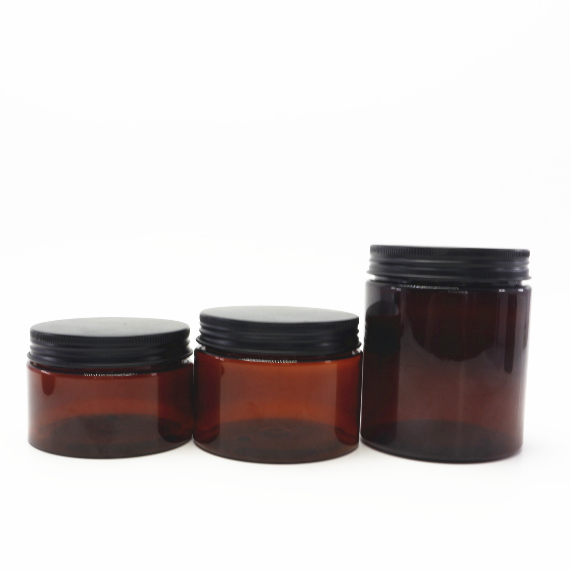 Hot seller 350ml plastic amber jar for skincare and medical packaging PL-KL7