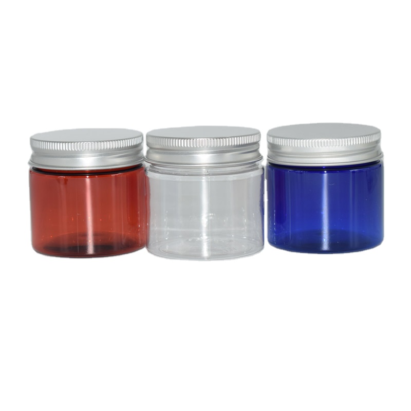 Hot selling 100g colorful skin care container PETG cosmetic cream jar
