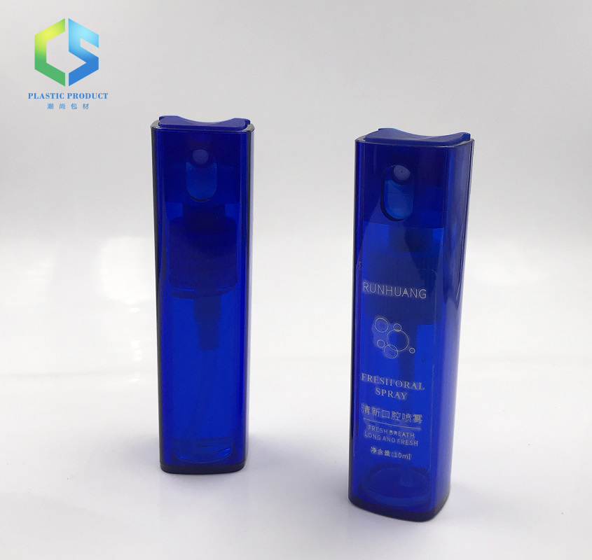 Hot selling 10ml 15ml plastic credit card perfume bottle empty refillable perfume spray bottle 20ml