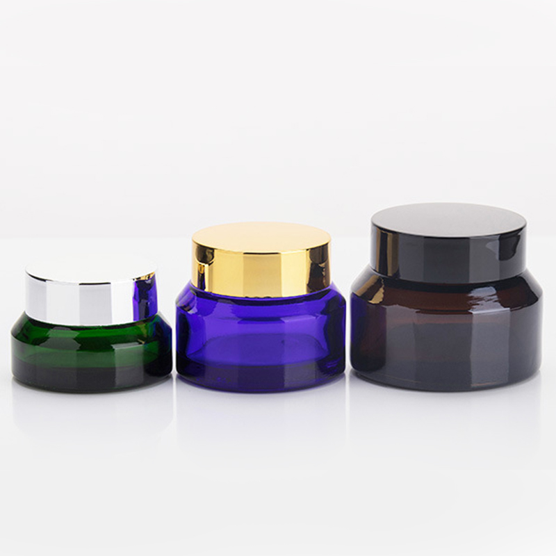 Hot selling 15g luxury custom design colorful cap empty acrylic cosmetic cream jar for skin care