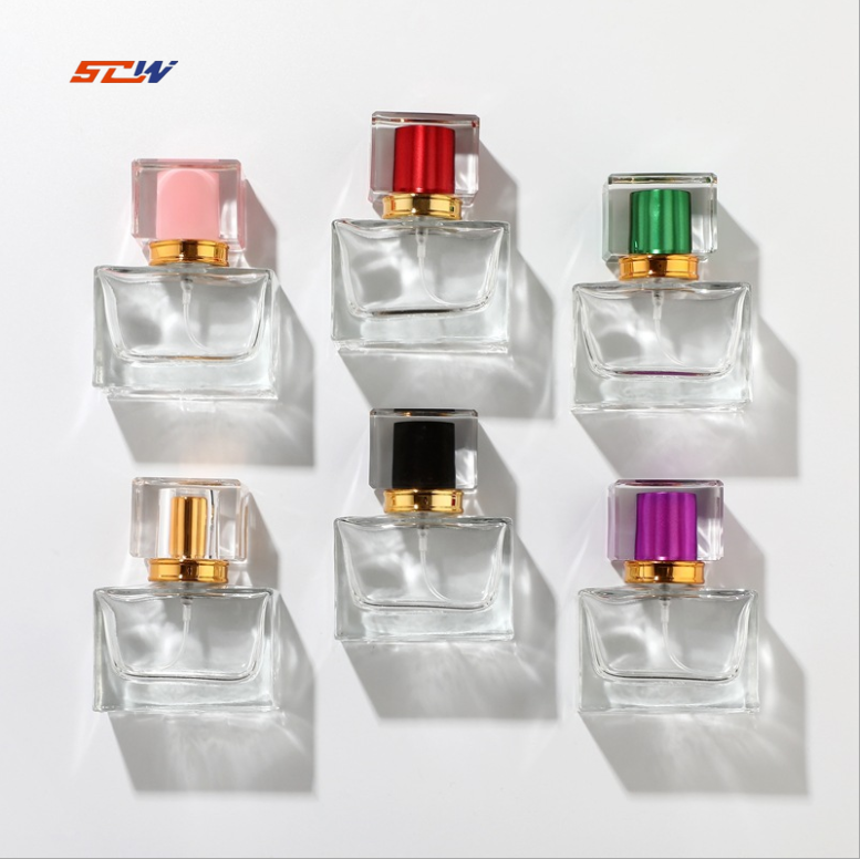 Hot selling 30ml 50ml glass perfume bottle perfume spray bottle