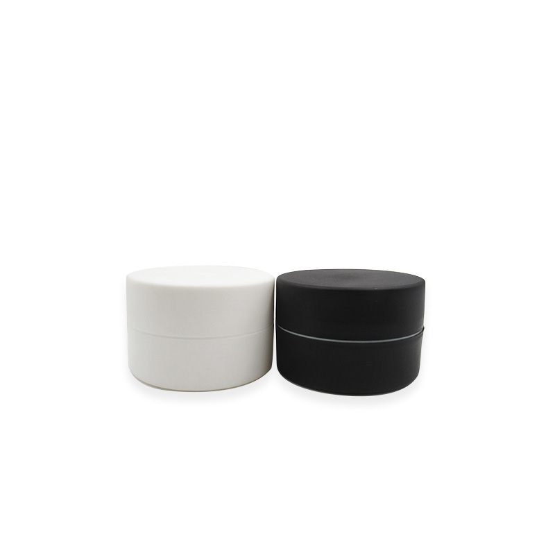 Hot selling 50ml 100ml private label white pp plastic cream jar