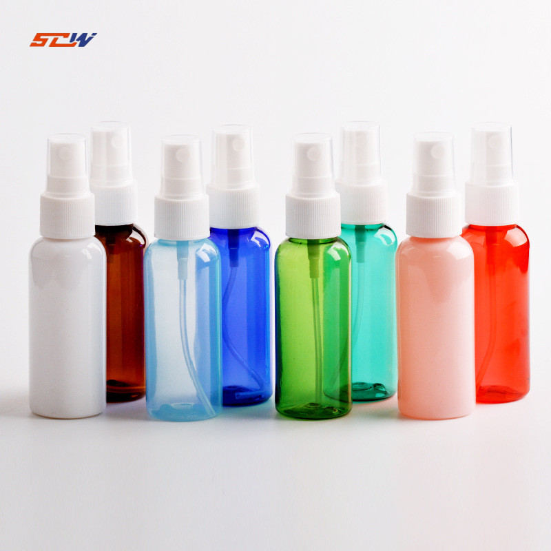 Hot selling 50ml Colorful PET Spray Bottle Pump Bottle Plastic Bottle