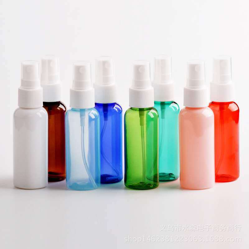Hot selling 50ml Colorful PET Spray Bottle Pump Bottle Plastic Bottle
