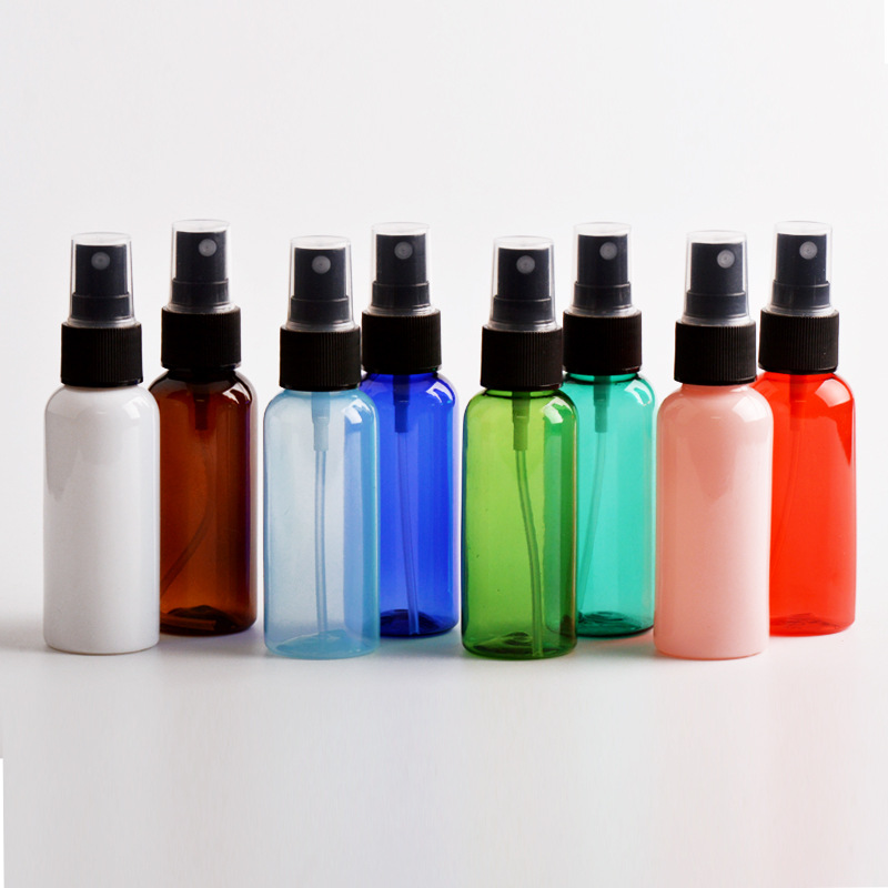 Hot selling 50ml Colorful PET Spray Bottle Pump Bottle Plastic Bottle