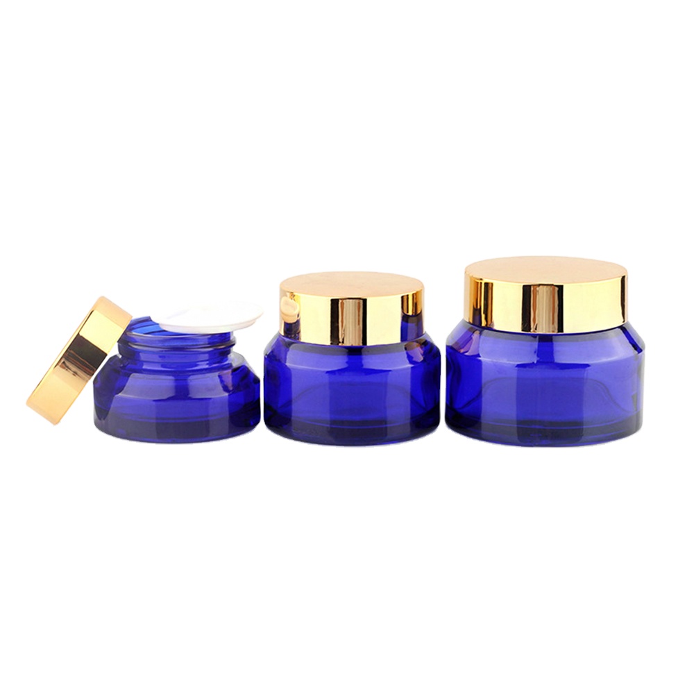 Hot selling 5g bamboo blue pink green white black cream cosmetic jar