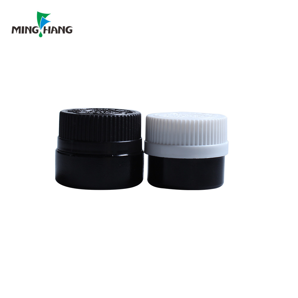 Hot selling 5g bamboo blue pink green white black cream cosmetic jar
