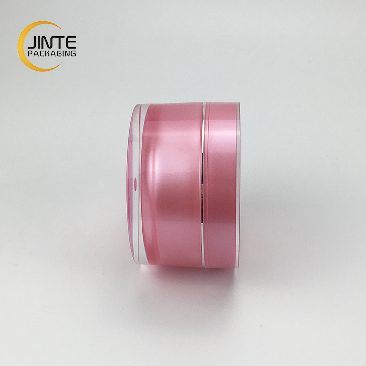 Hot selling Cream Jar 100g New Pink Color Round Skin Care Face Cosmetic Empty Cream Jar