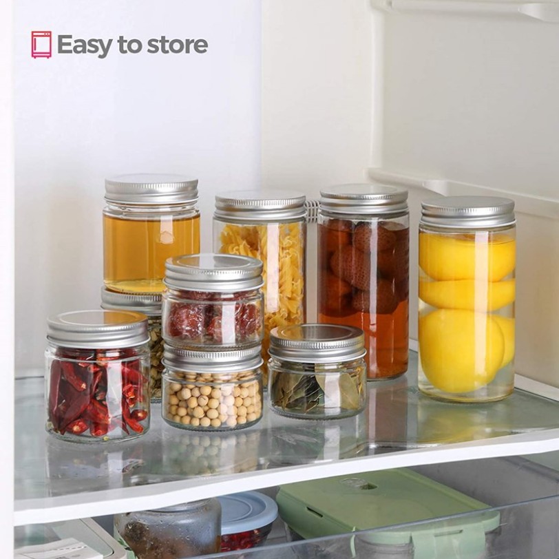 Hot-selling Glass Jelly Fruit Salad Jar Honey Jar 8oz Mason Jar Sealed with Lid for Wholesale Only