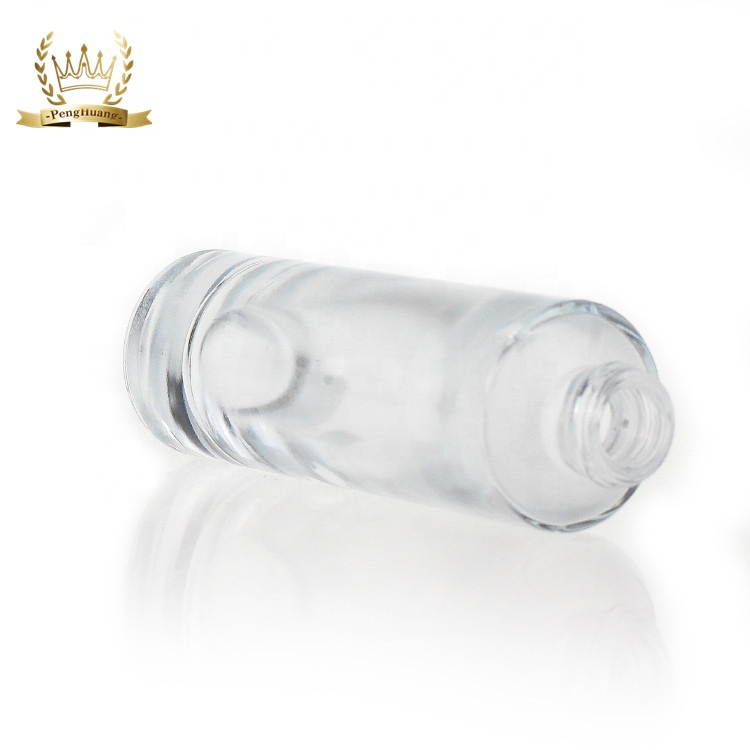 Hot selling Round cosmetic Lotion Bottle Glass Foundation Bottle