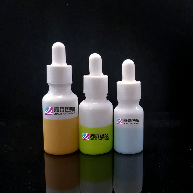 Hot selling Wholesale milk white glass bottles for cosmetics