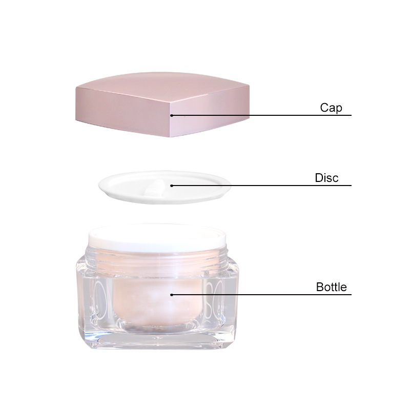 Hot selling acrylic material skin whitening face cream for men