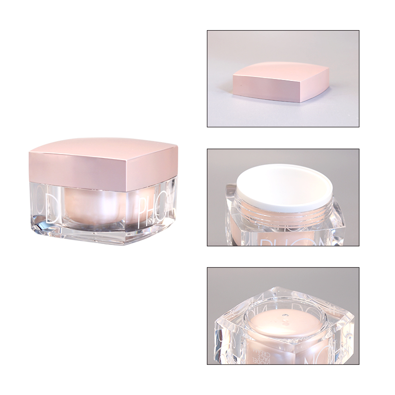 Hot selling acrylic material skin whitening face cream for men