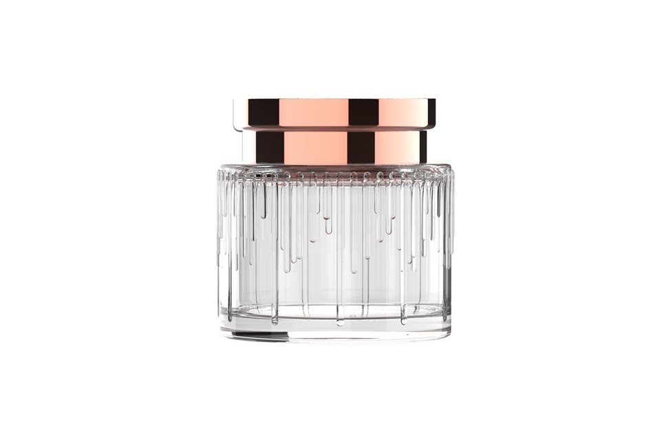 Hot selling bottle and set luxury lip balm glass storage jar for arabic style