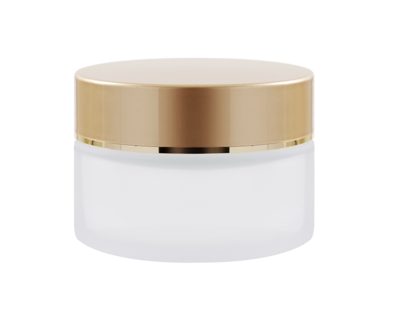 Hot selling cosmetic container glass jar 50g skin care cream packing