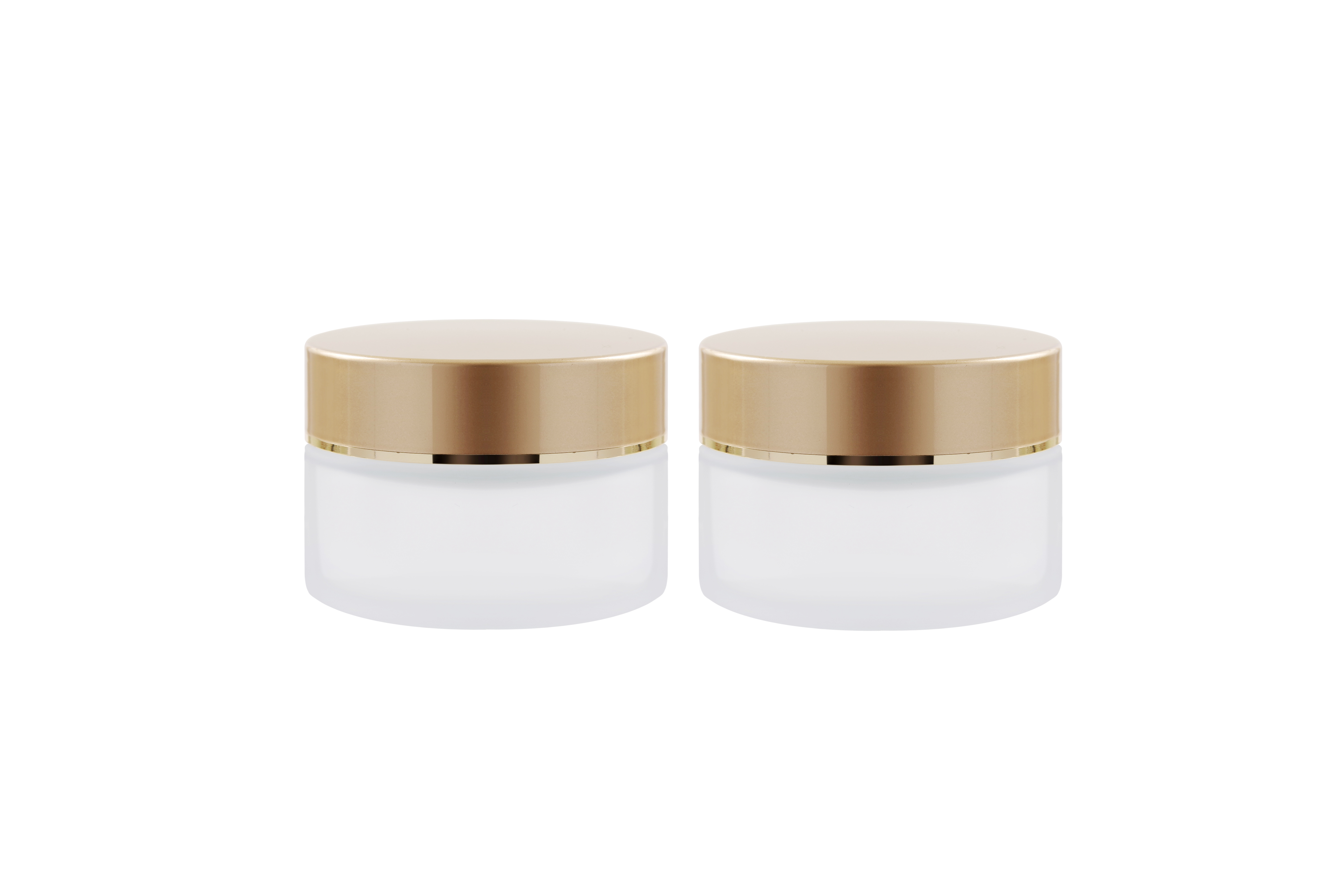 Hot selling cosmetic container glass jar 50g skin care cream packing