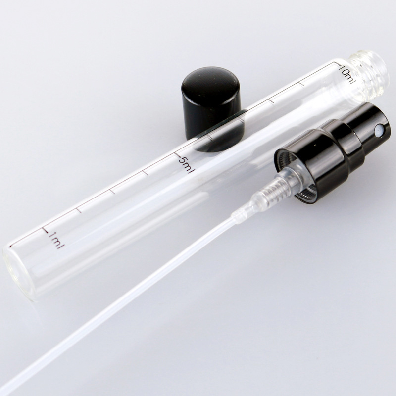 Hot selling crystal glass material 2ml 3ml 5ml refillable perfume bottle empty pocket spray bottle