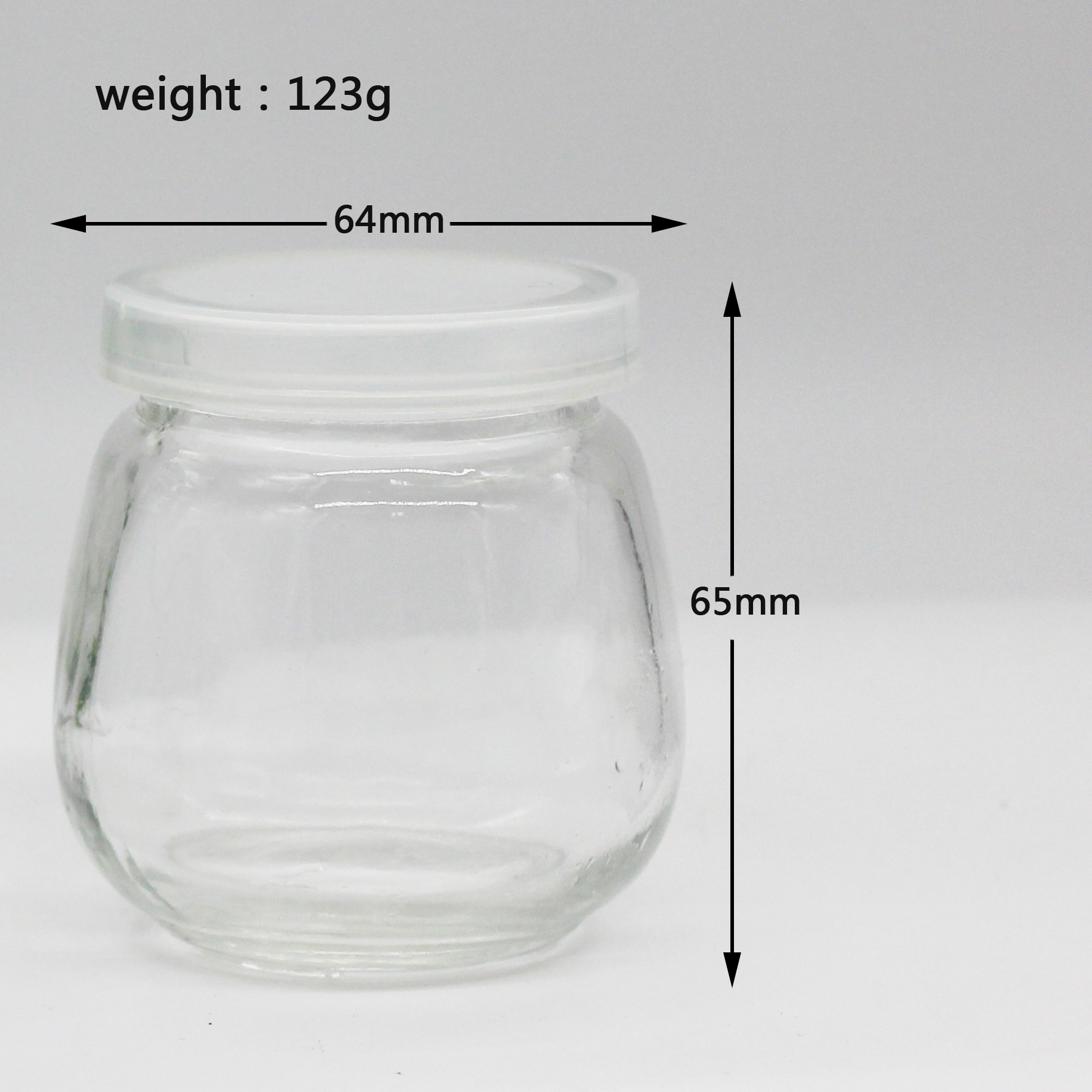 Hot selling fancy 100ml Mini milk tea containers wholesale glass bottles with cork lid pudding yogurt candy jars