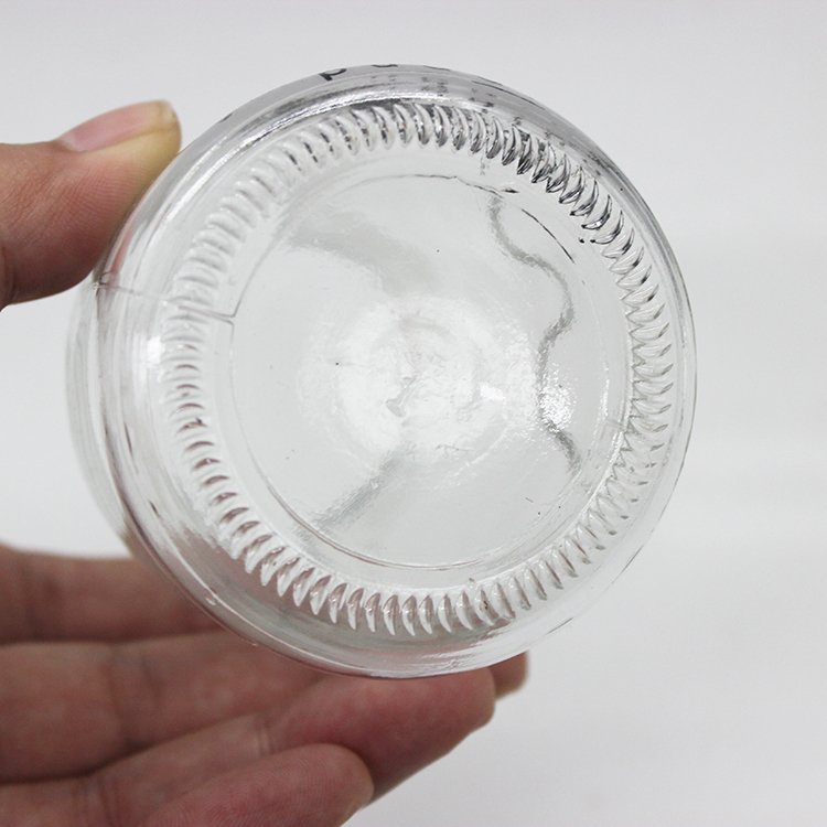 Hot selling fancy 100ml Mini milk tea containers wholesale glass bottles with cork lid pudding yogurt candy jars