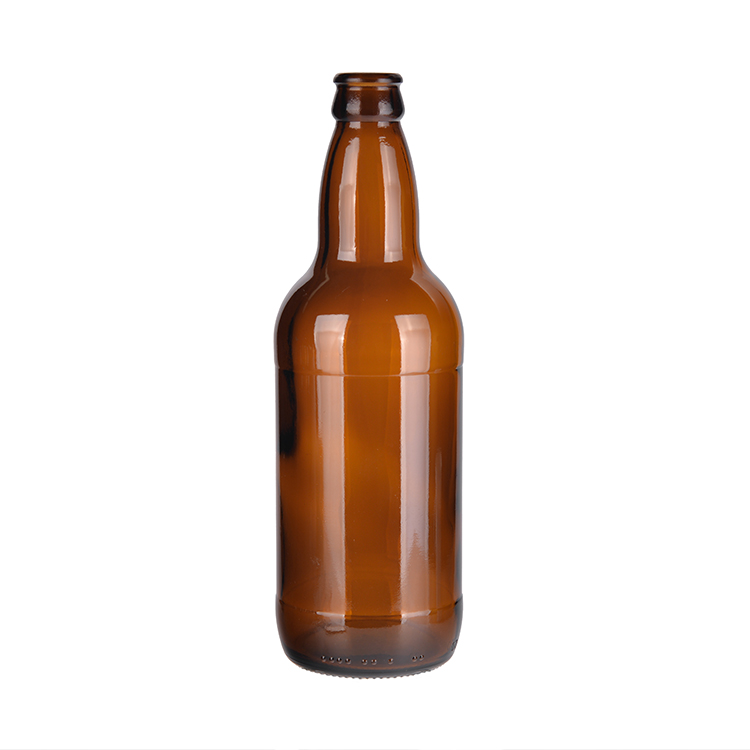 Hot selling glass amber color beer bottles 500 ml glass bottle