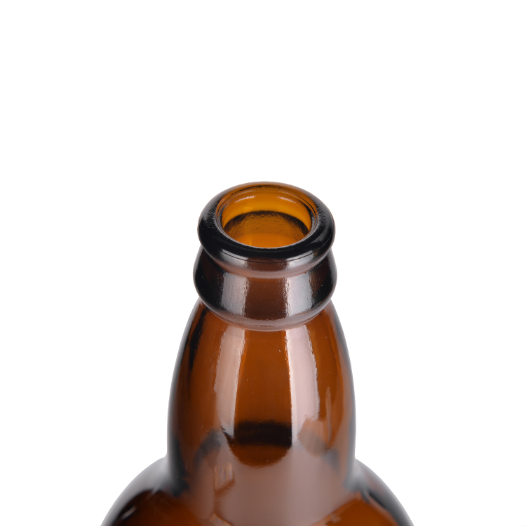 Hot selling glass amber color beer bottles 500 ml glass bottle