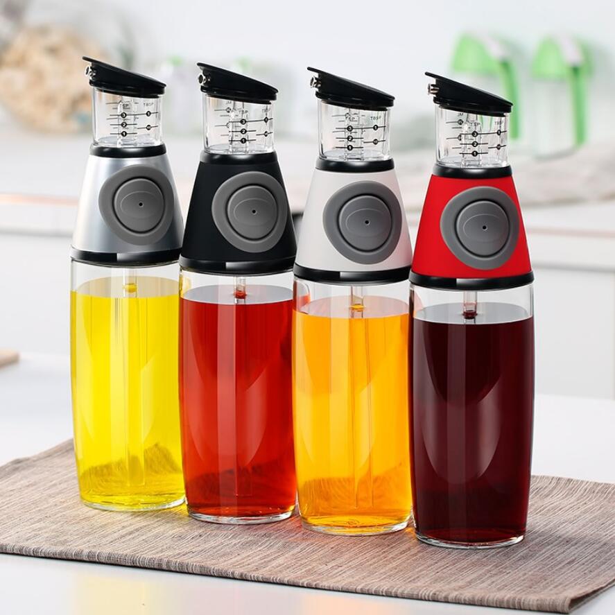 Hot selling new style kitchen cooking glass olive oil dispenser