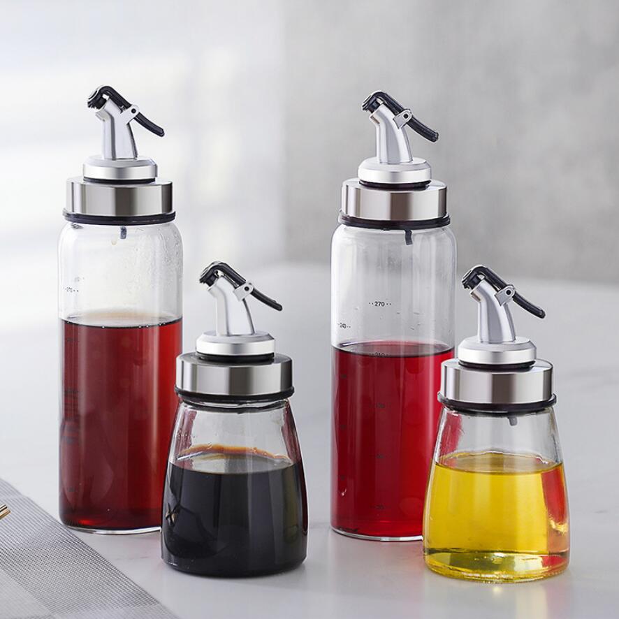 Hot selling new style kitchen cooking glass olive oil dispenser
