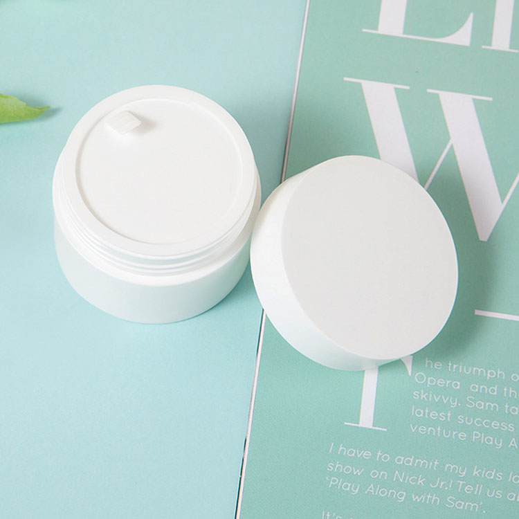 Hot selling pink white blue PP 5g 15g 20g 30g 50g plastic cosmetic jars with screw top lids