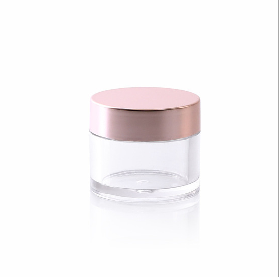 Hot selling transparent PETG 50g 100g 150g plastic jars cosmetic packaging for body cream